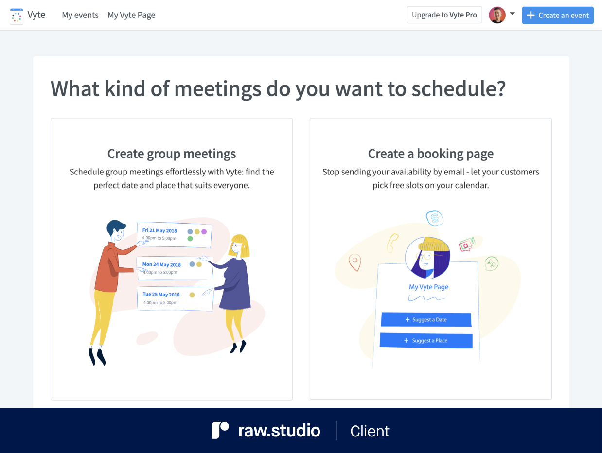 Vyte - Onboarding