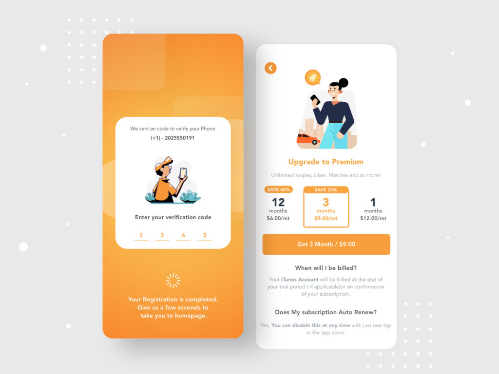 subscription ux