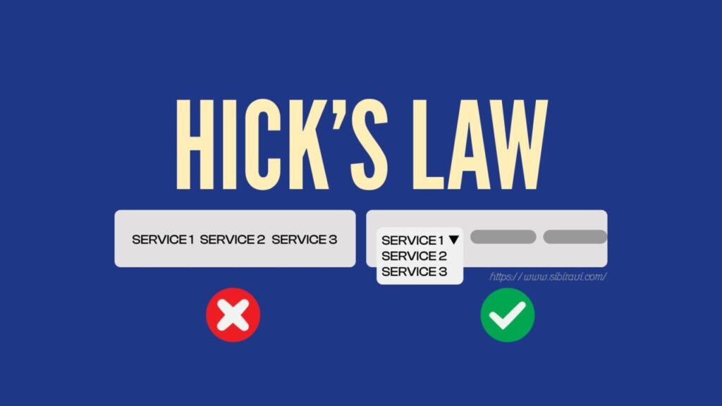 hick's law