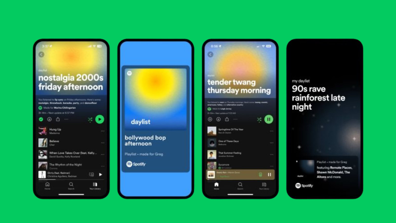 Spotify Daylists