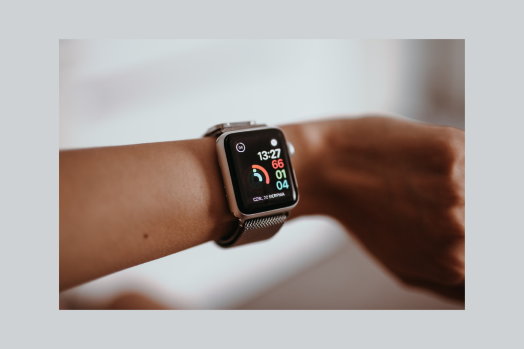 A man wearing an iWatch