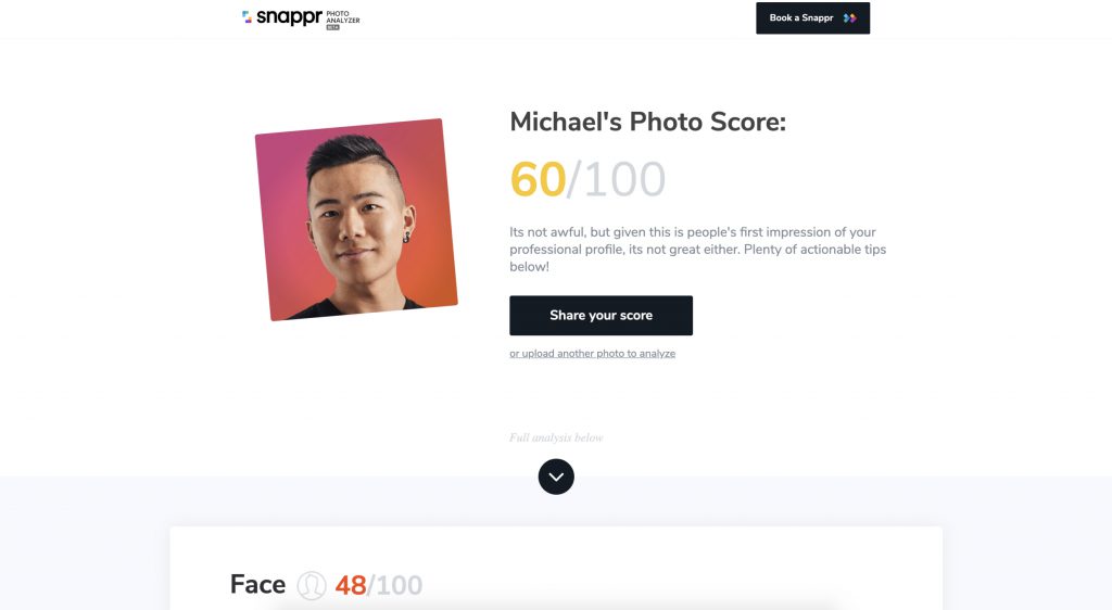 Snappr Photo Analyzer