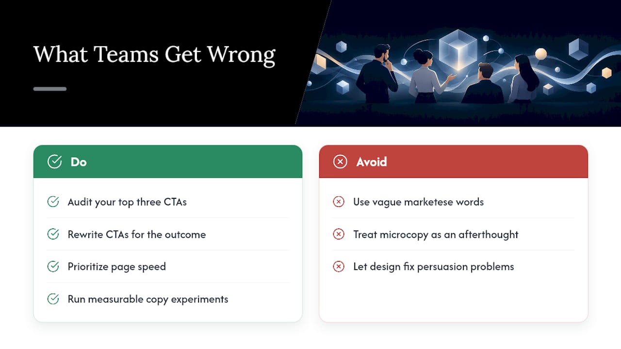 What most teams get wrong about conversion copy , overview diagram