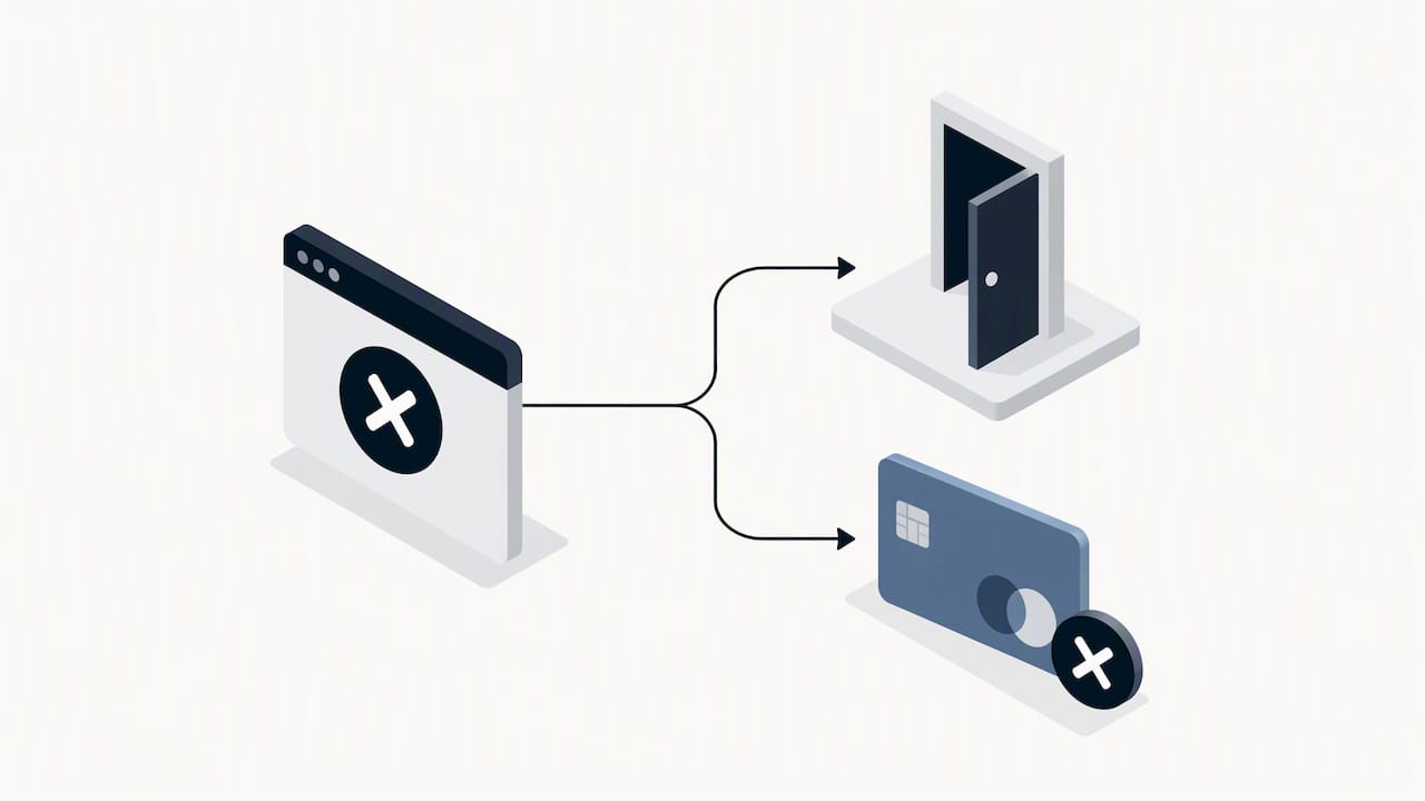Cancellation split into voluntary and payment failure