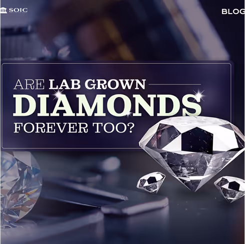 Image of a lab grown diamond