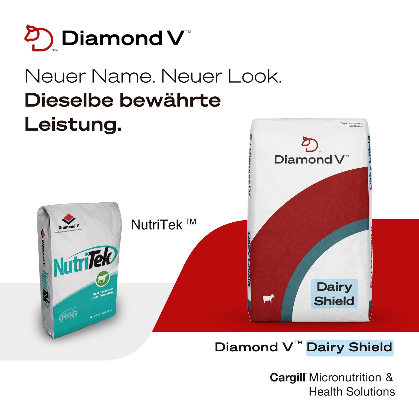 NutriTek heißt jetzt Diamond V Dairy Shield
