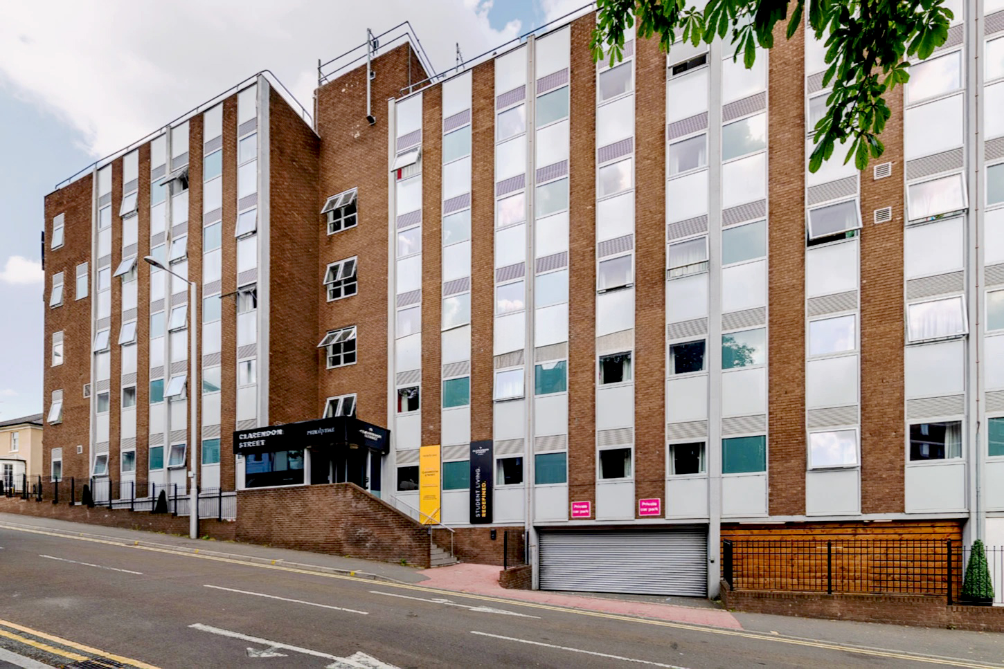 Student studio at Clarendon Street in Nottingham