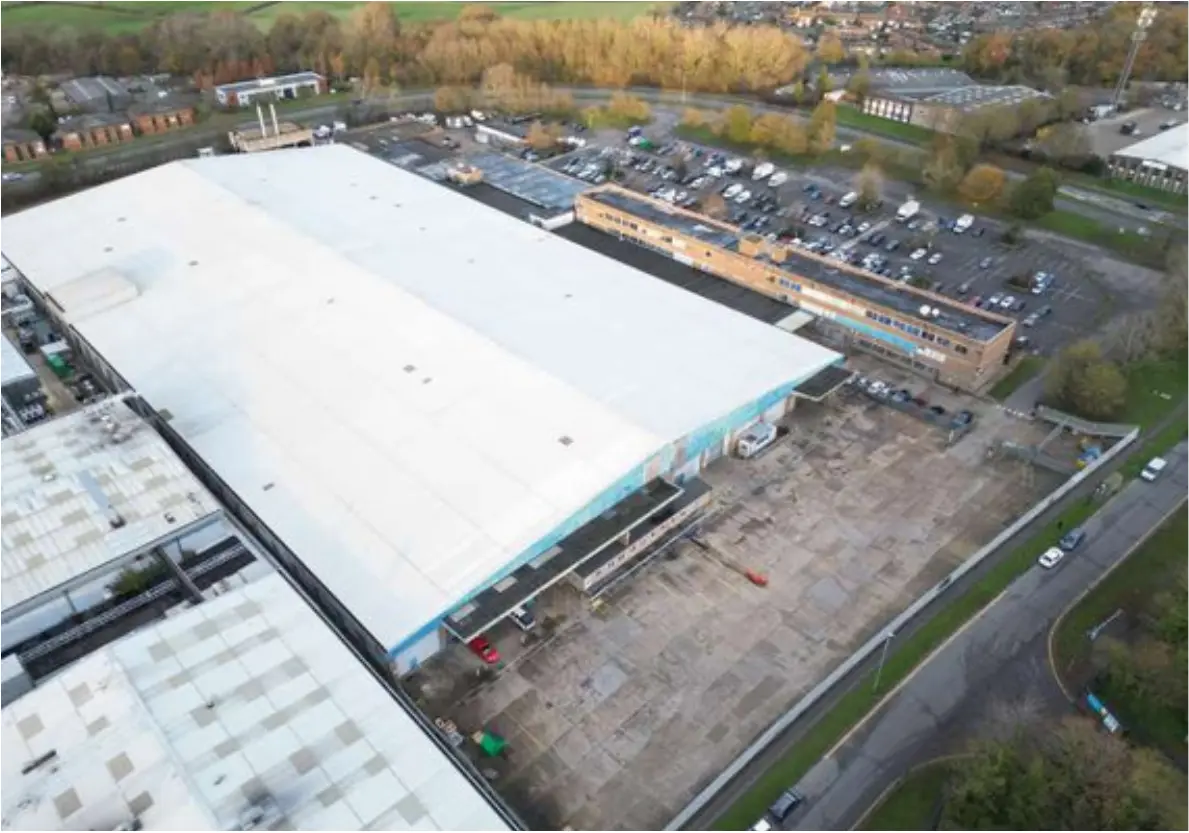 Aerial view of Moulton Park Business Centre in Northampton