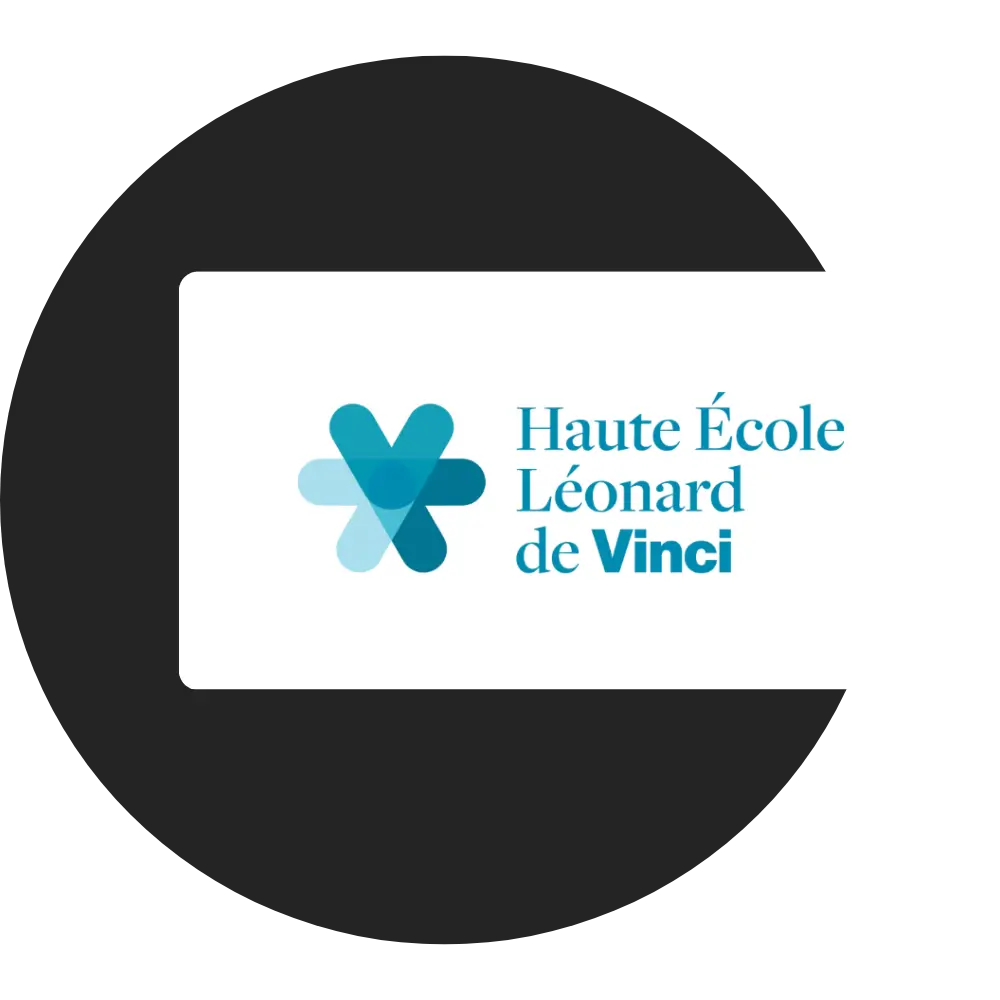 Logo de la Haute École Léonard de Vinci