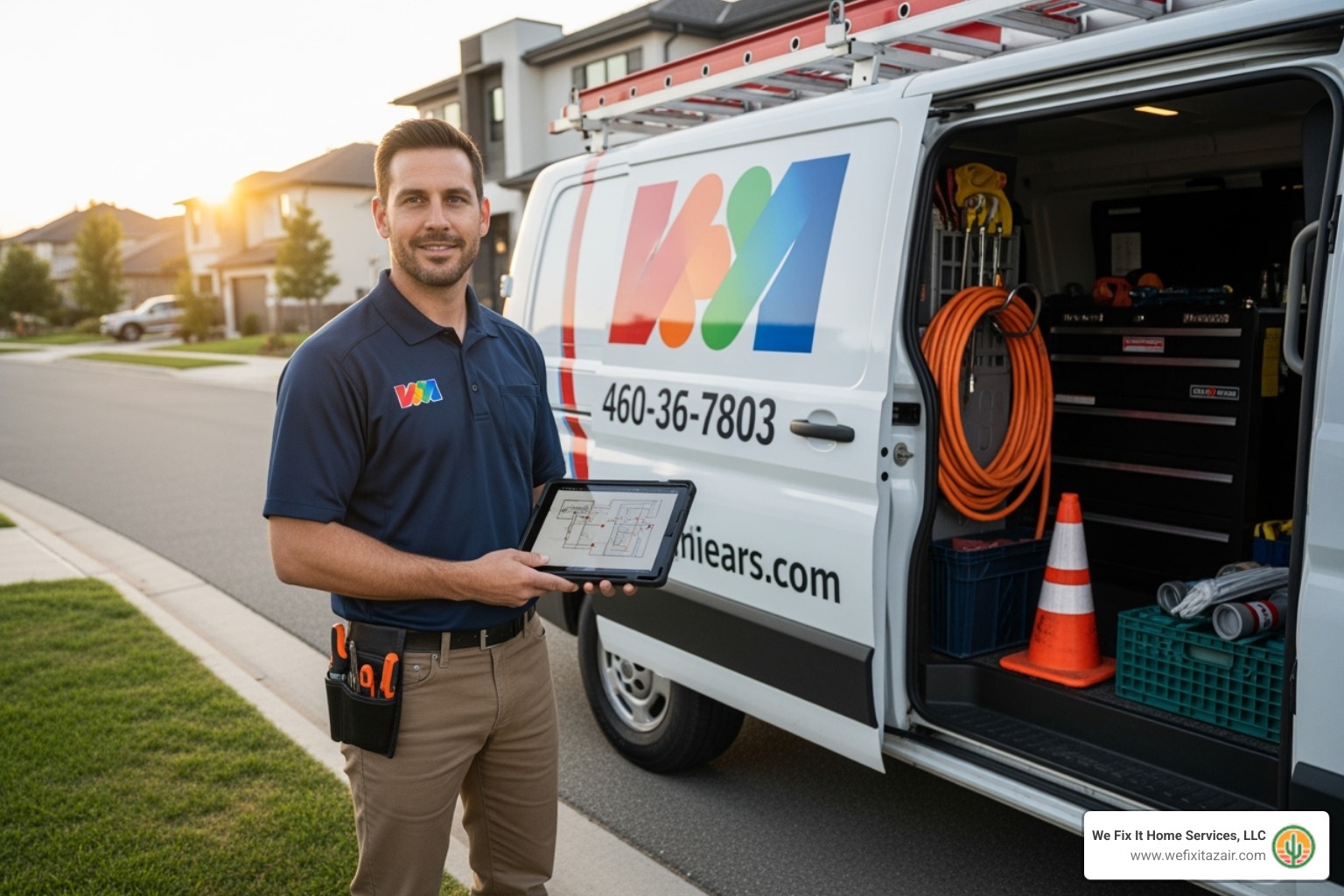 NATE-certified technician with service van - heat pump installation chandler az