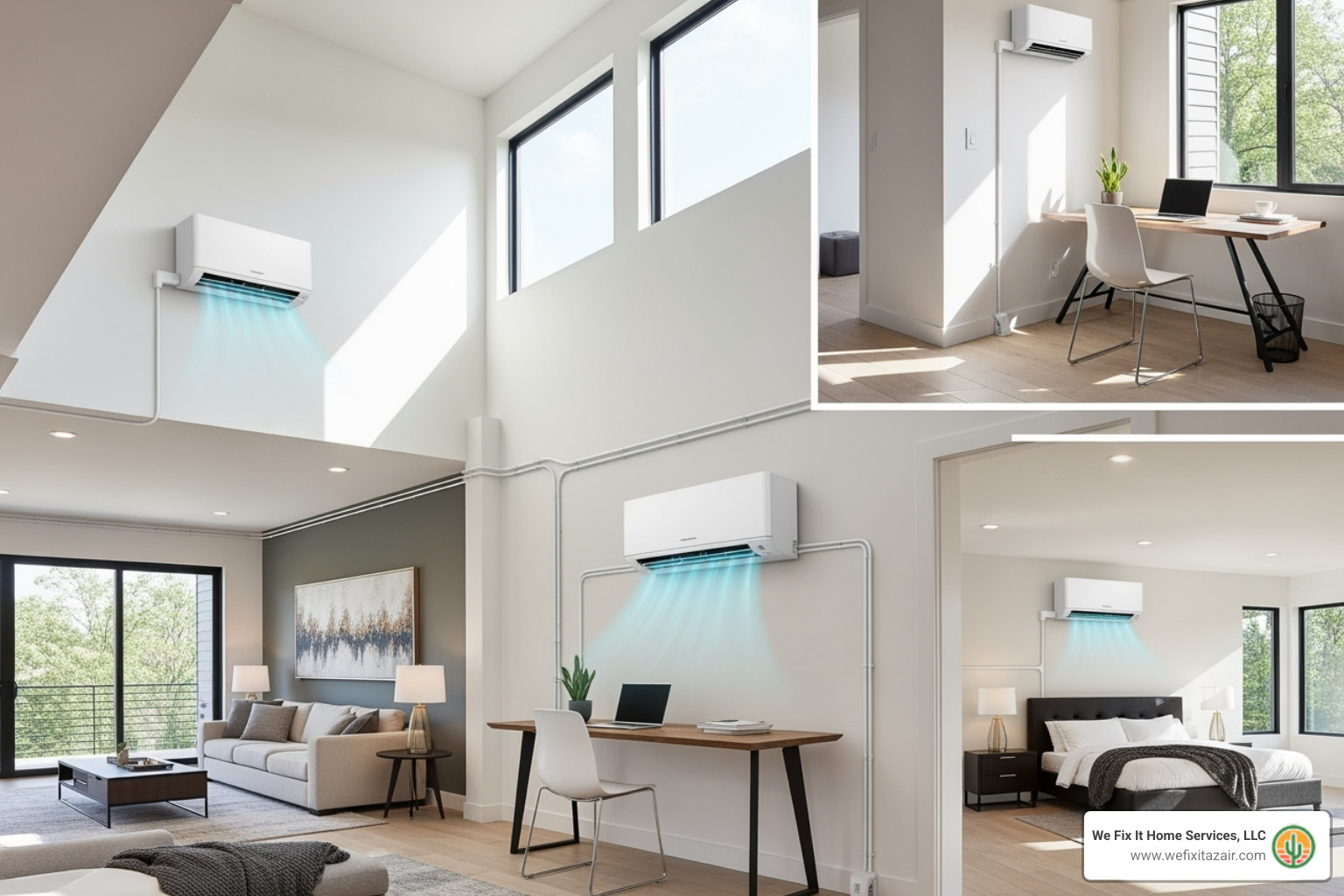 multiple indoor units zoned cooling - ductless system installation phoenix az multiple indoor units zoned cooling - ductless system installation phoenix az