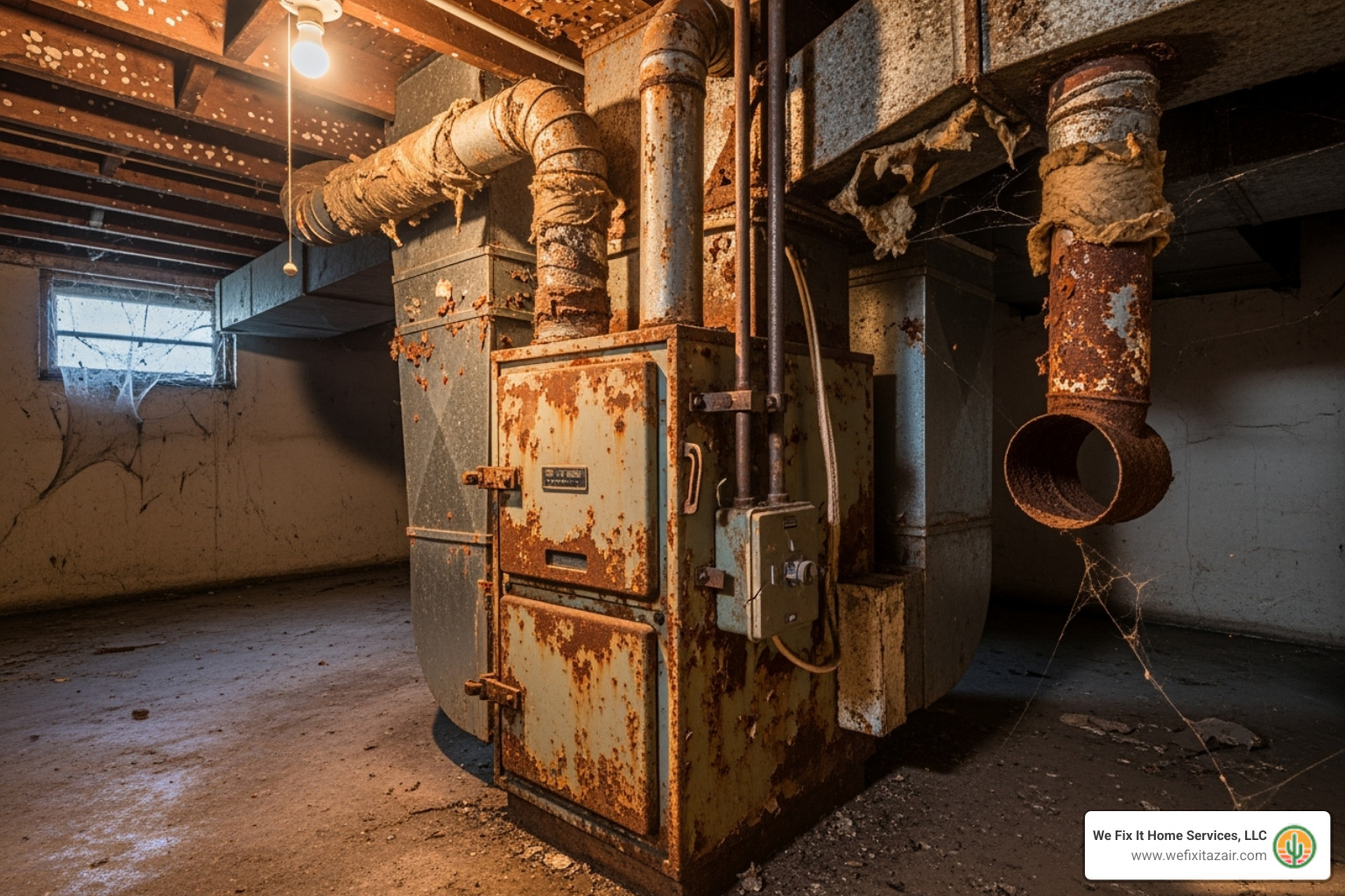 old, rusted furnace unit - furnace installation gilbert old, rusted furnace unit - furnace installation gilbert