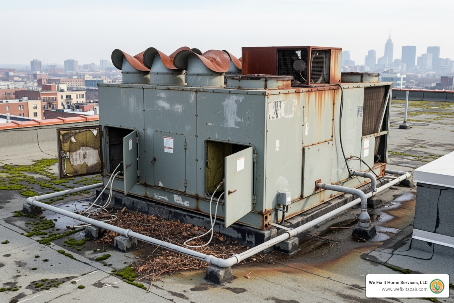 older commercial rooftop HVAC unit - furnace installation scottsdale az older commercial rooftop HVAC unit - furnace installation scottsdale az