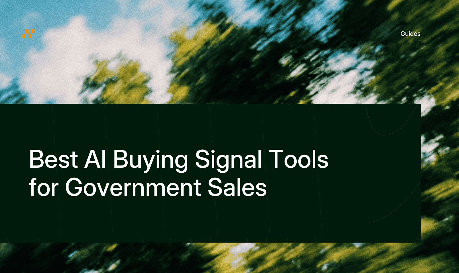 Best AI Buying Signal Tools for Government Sales