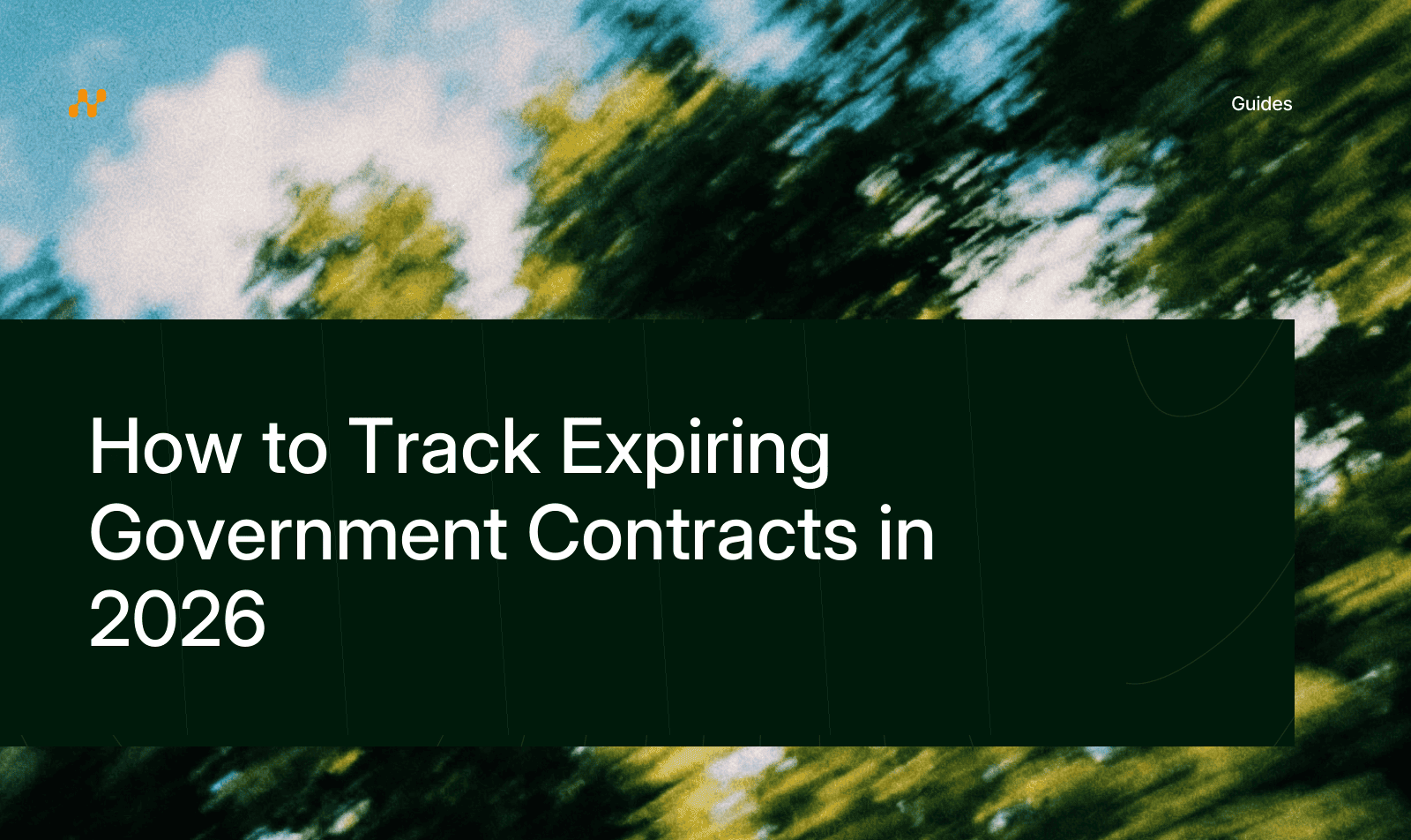How to Track Expiring Government Contracts in 2026
