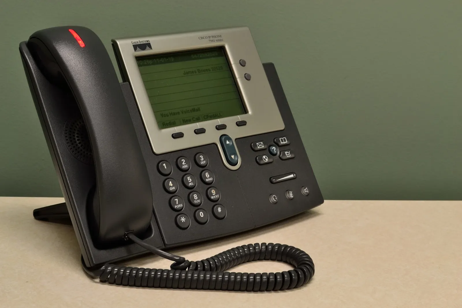  a VoIP phone