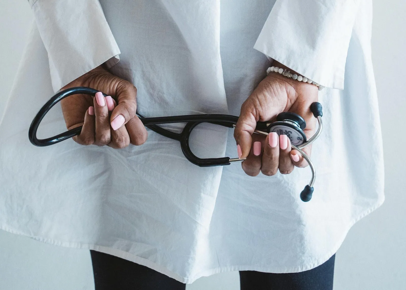 Doctor in white coat
