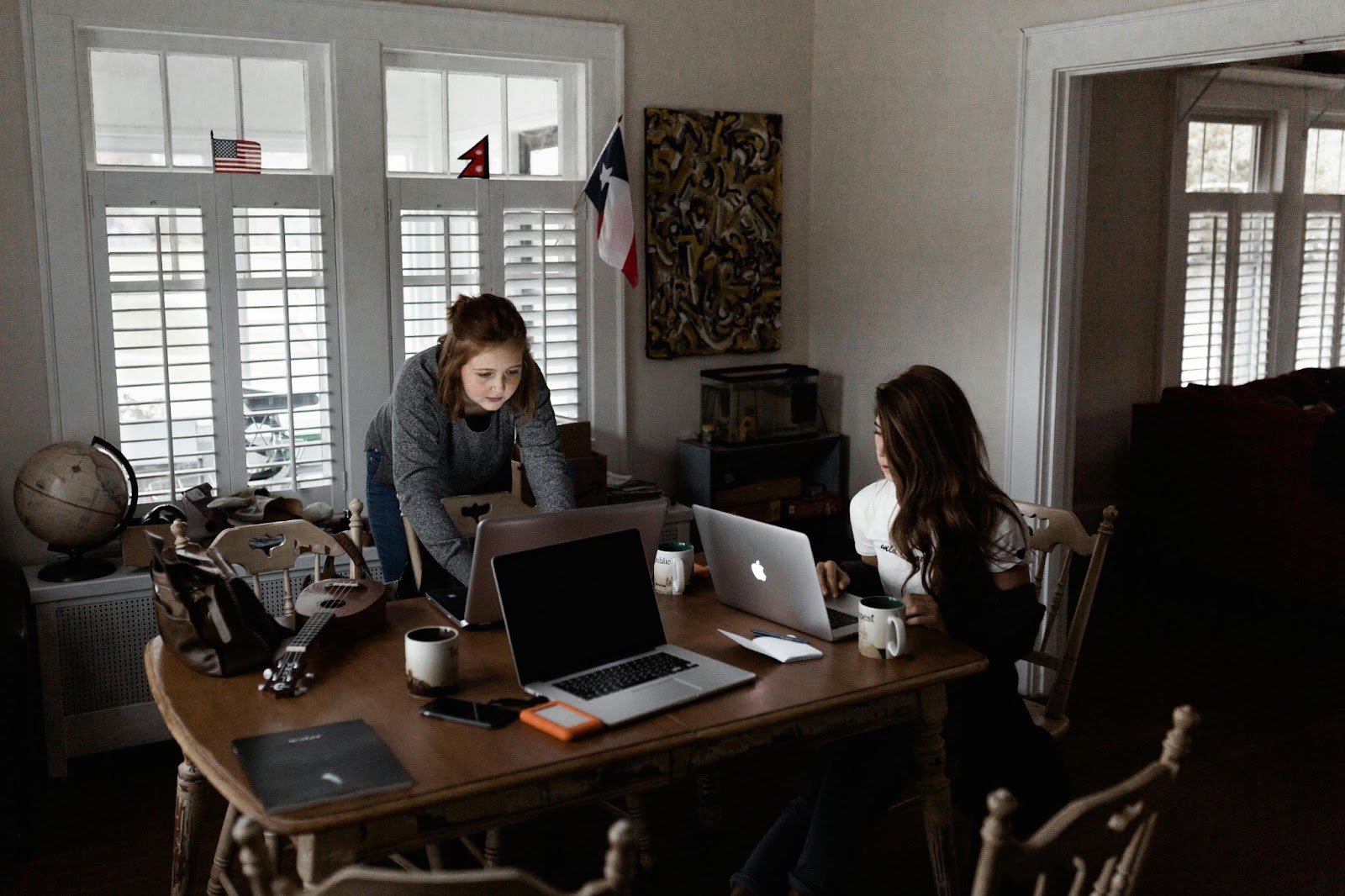 Women using a laptop