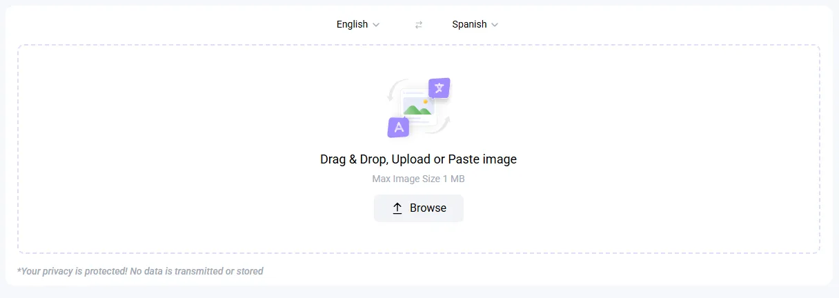 A screenshot of a computer upload option.