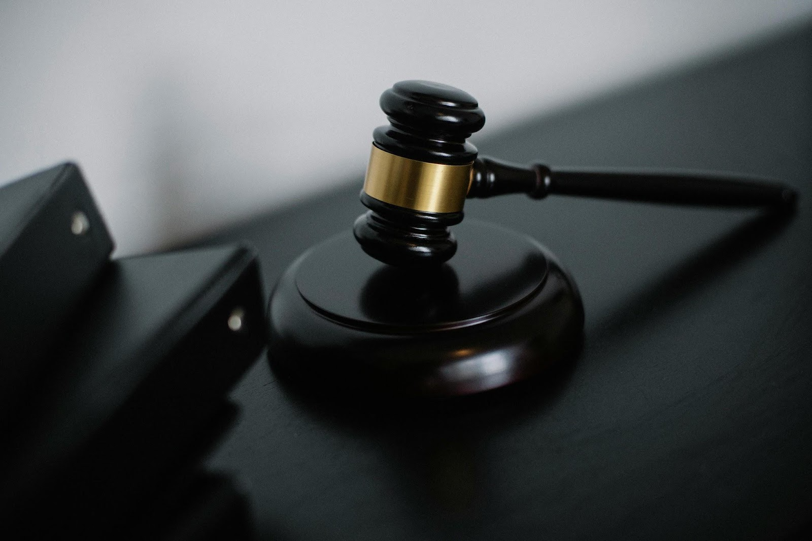 A close up of a gavel