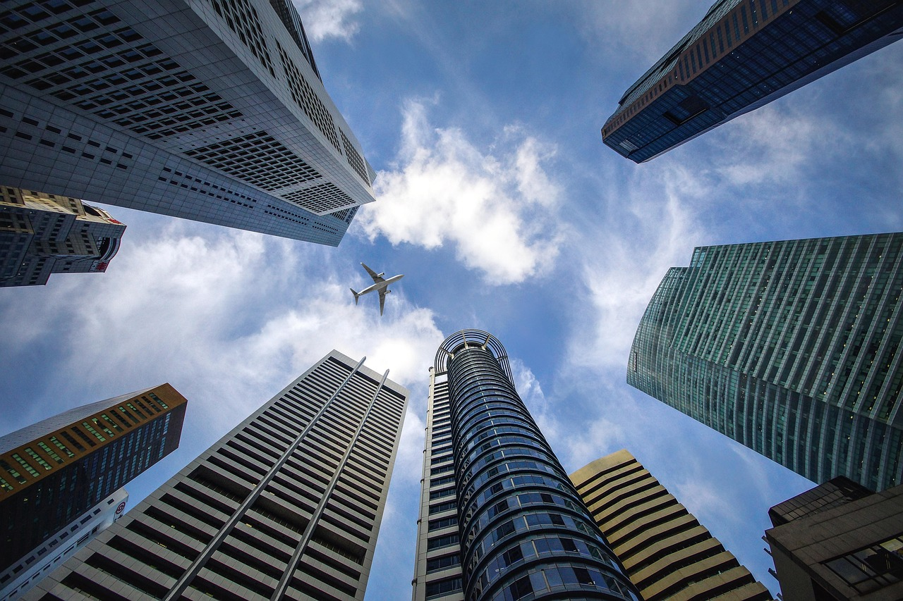 Skyscrapers in singapore sity