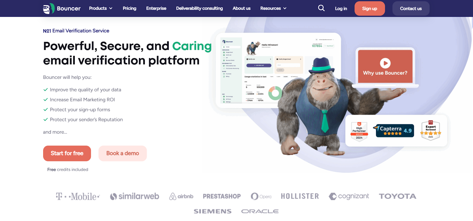 Bouncer homepage