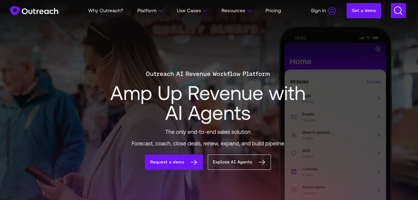 Outreach homepage