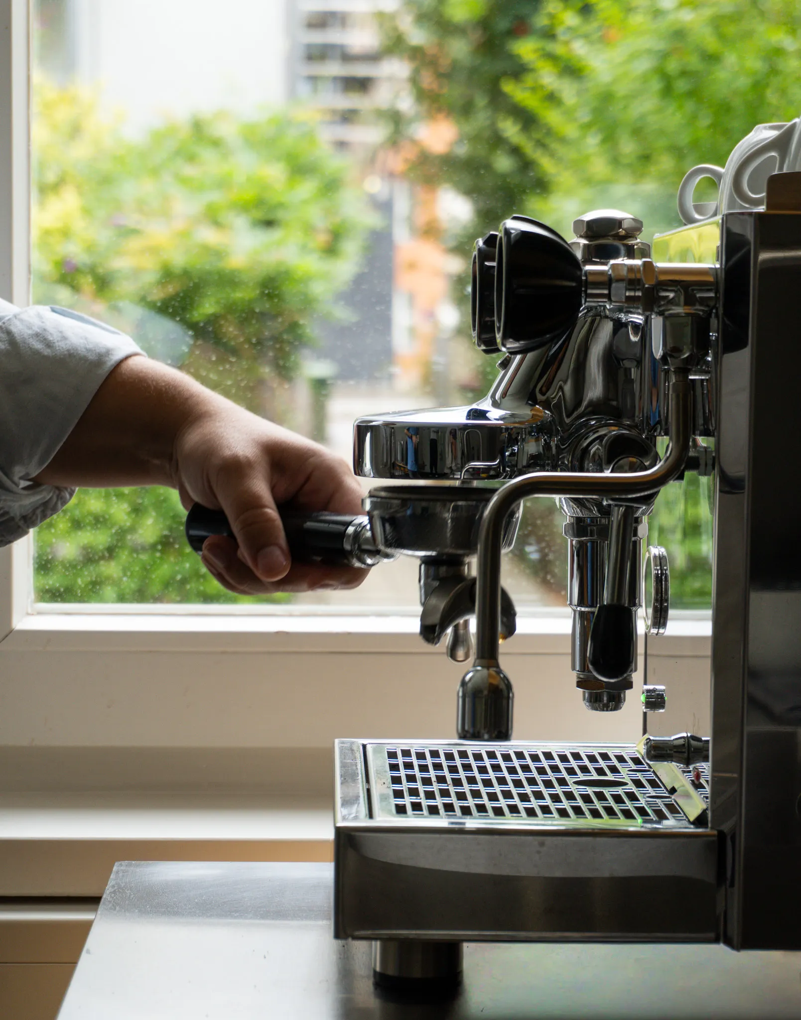 Kaffeezubereitung an der Siebträgermaschine