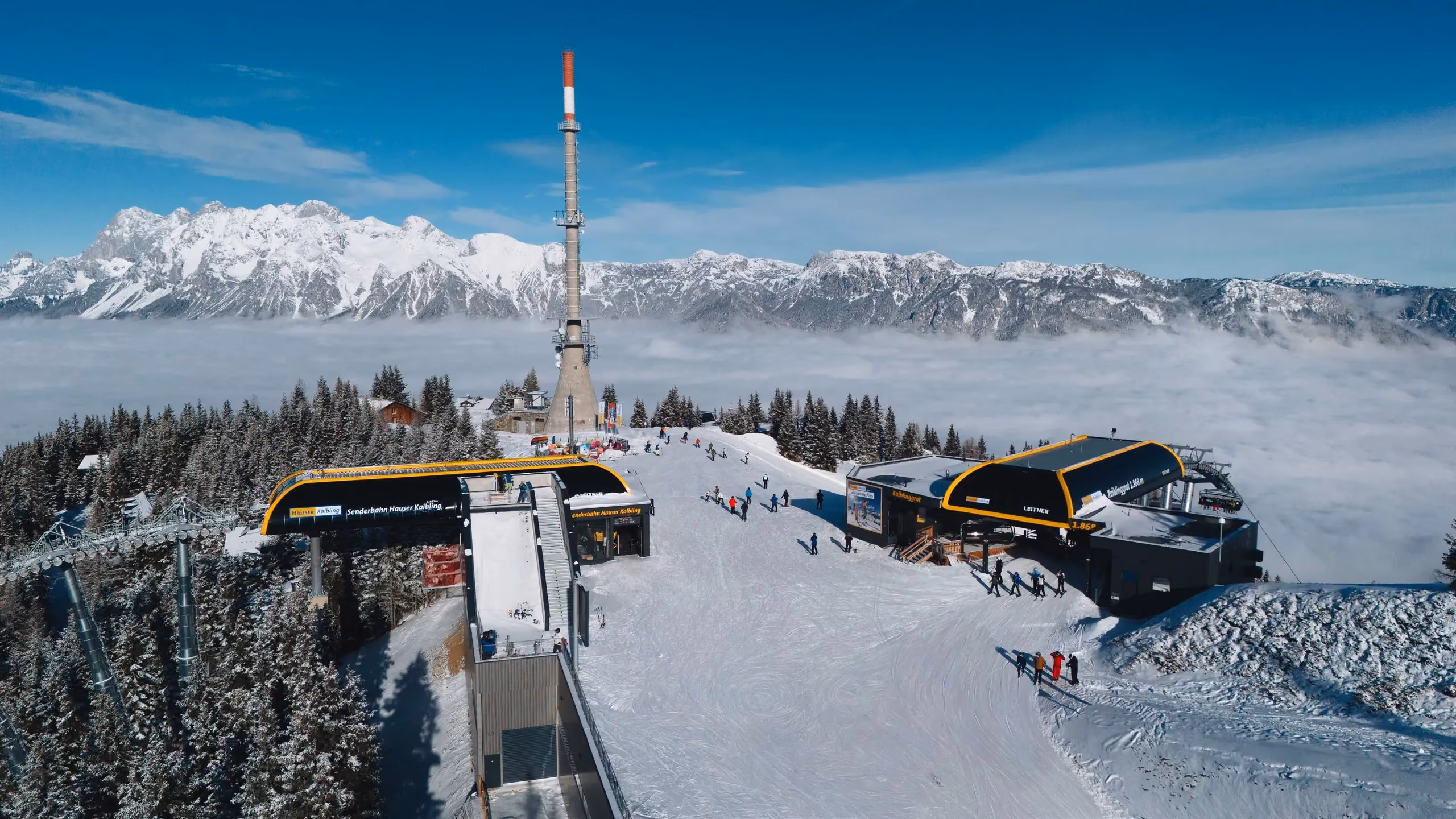 Kaiblinggratbahn in Haus im Ennstal im Winter
