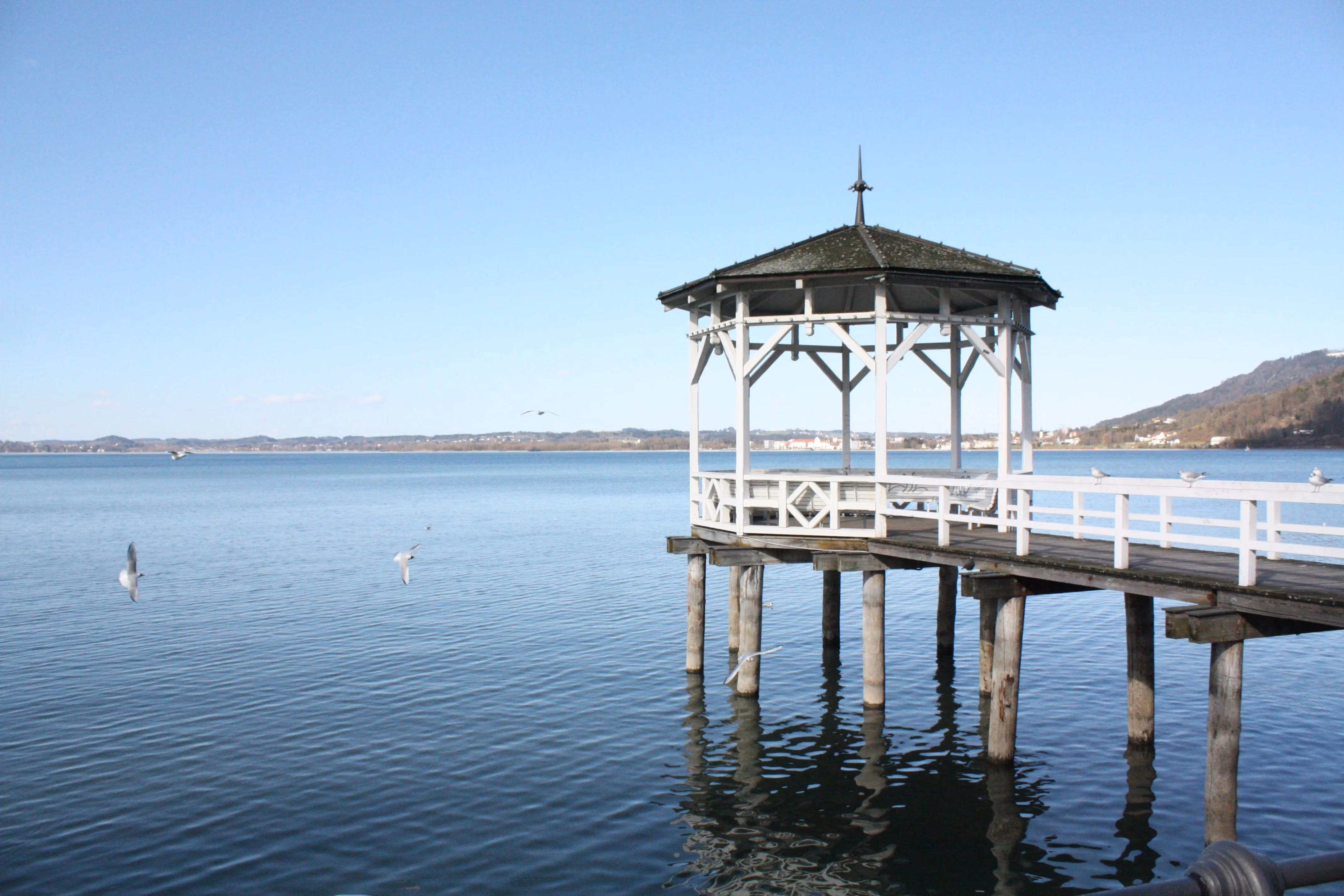 Pavillon am Bodensee bei Bregenz, Standort von Salzmann Ingenieure