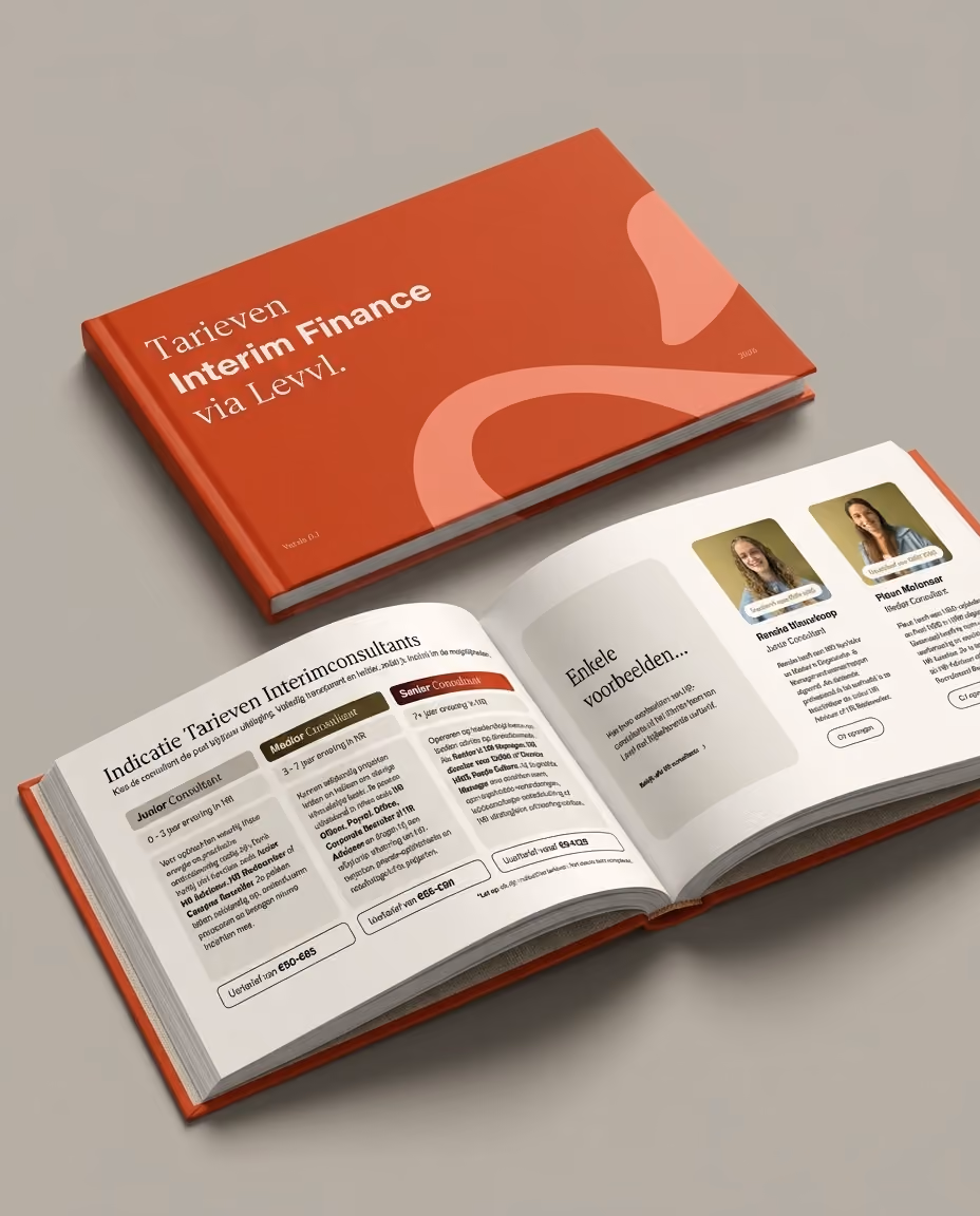 Indicatie kosten interim finance via Levvl.
