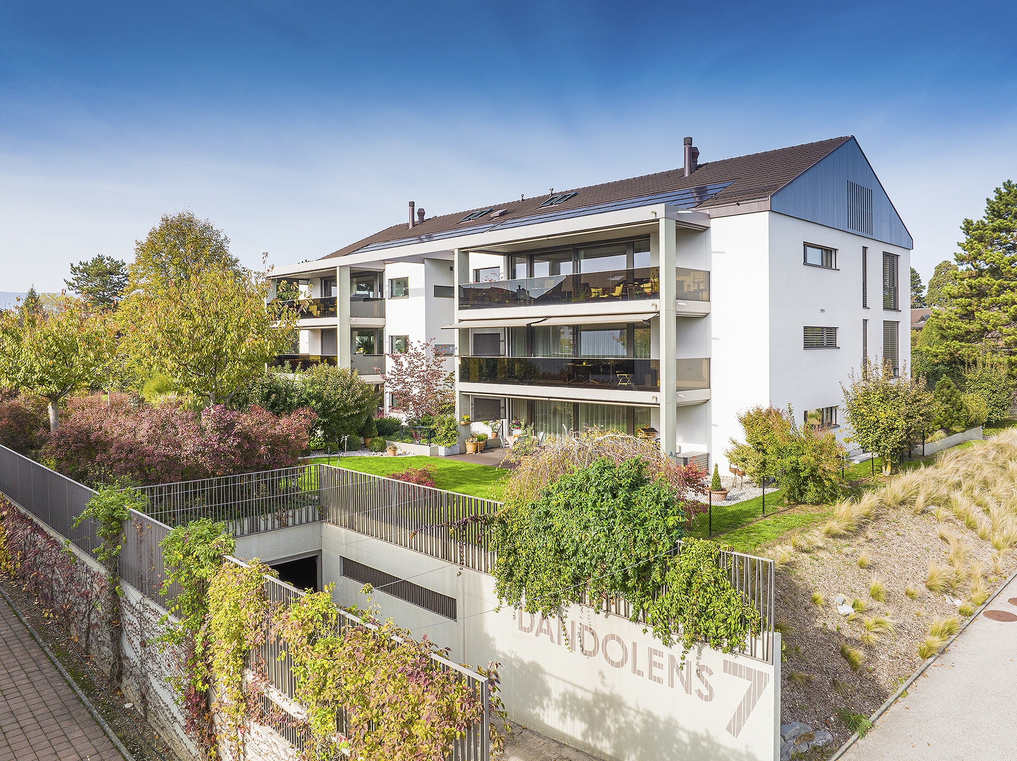 Vue aérienne d'une réalisation Grohe