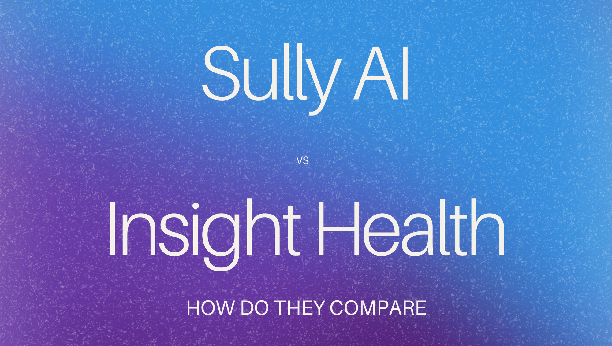 Insight Health | AI Clinician Agents