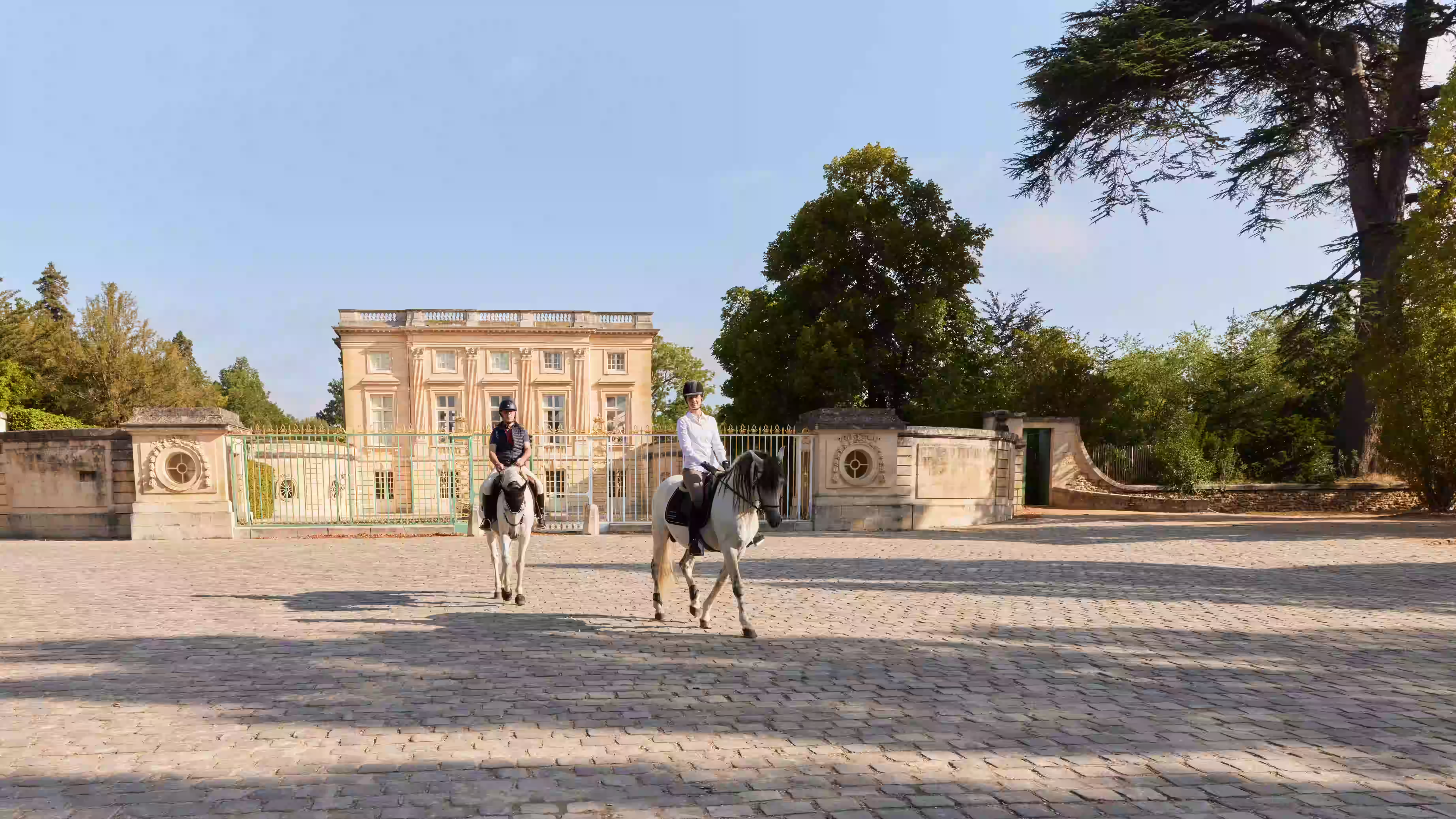 Morning Ride through the Gardens of Versailles