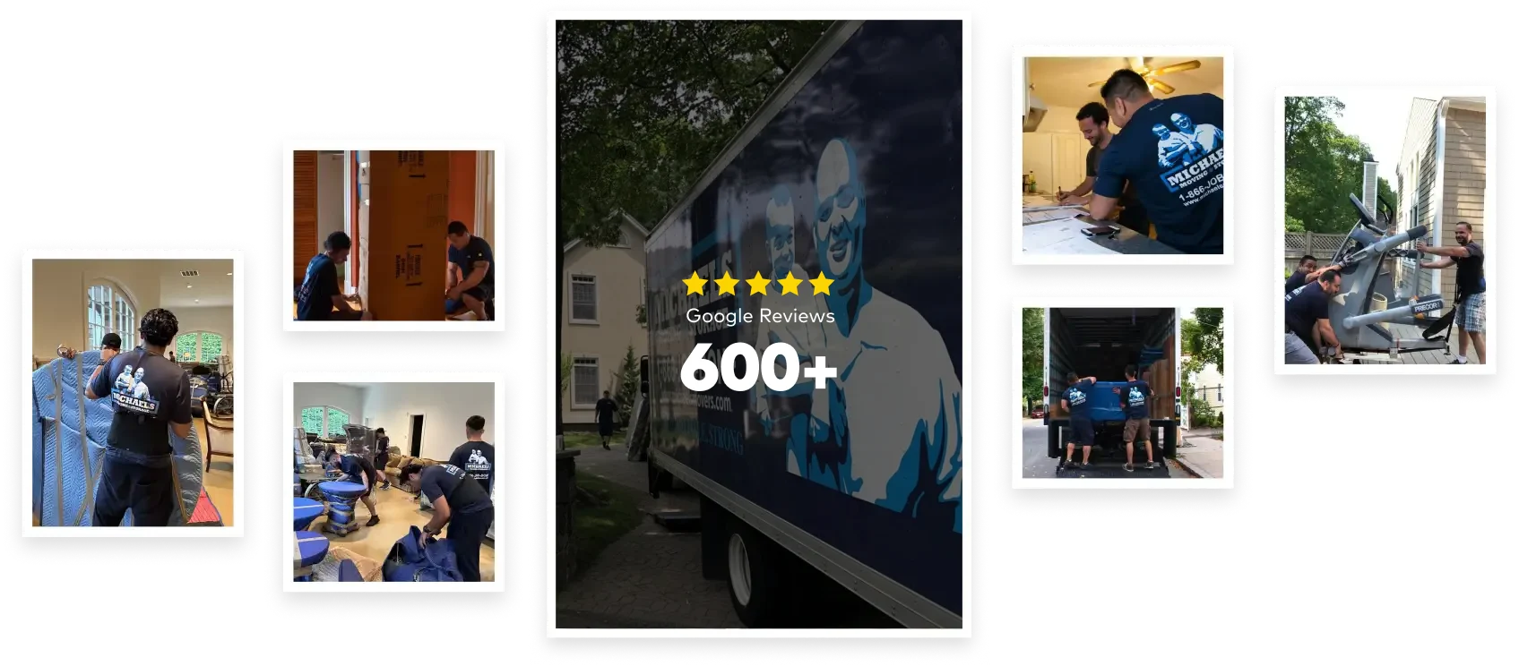 orange square movers great moving services, happy customers, trusted  company image