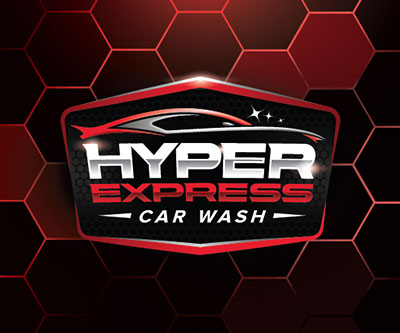 Logo Design + Branding for Hyper Express Car Wash in Smithville, Ohio