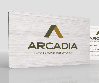 Business Card Design for Arcadia Wall Coverings