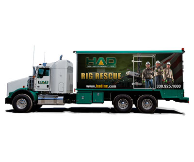 Vehicle Wrap Design for HAD Drilling