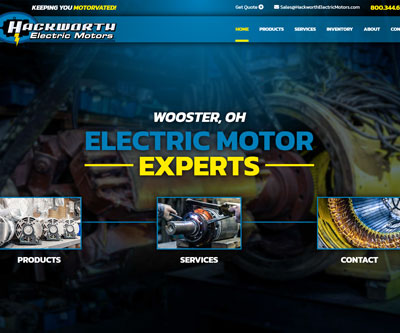 New Website Design by Snyder Advertising in Canal Fulton Ohio