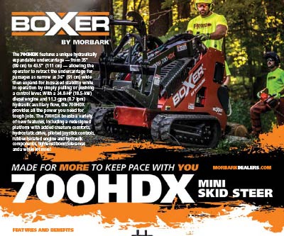 Product Sell Sheet Design for Morbark Boxer 700