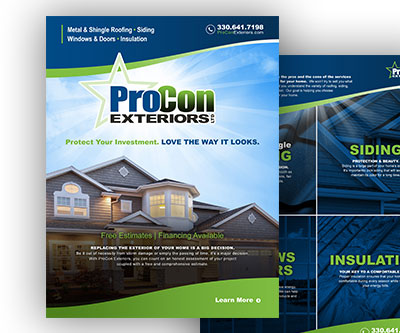 Sell Sheet Design for ProCon Exteriors