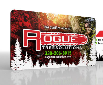 Business Card Design for Rogue Tree Solutions