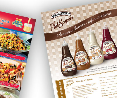 Sell Sheet Design for Smuckers by Snyder Advertising