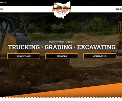 New Website For Whitman's TG&E In Wooster By Snyder Advertising