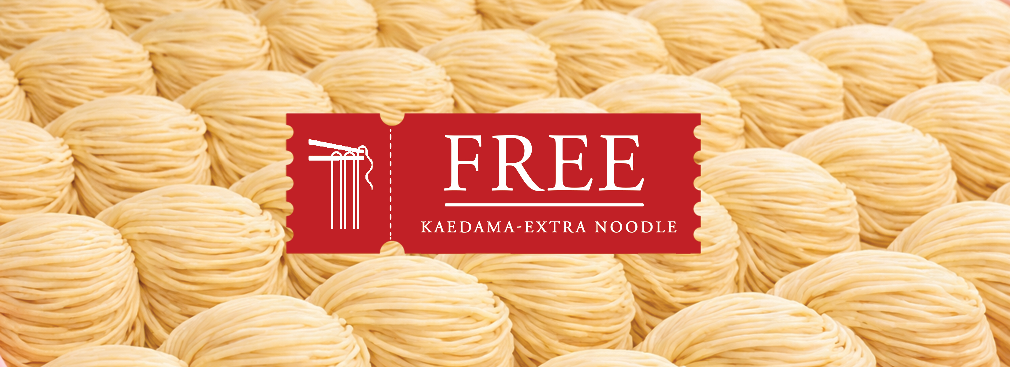IPPUDO: Free Kaedama Noodle Campaign