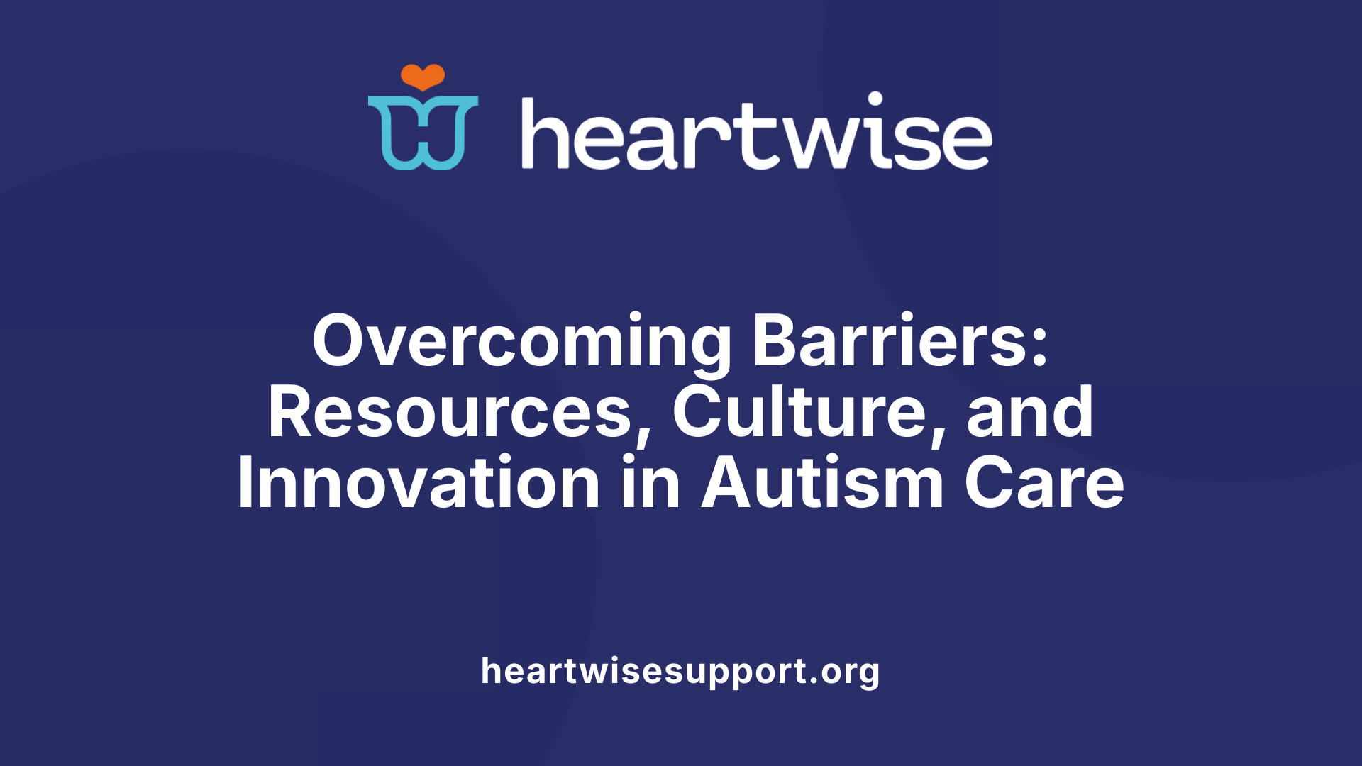 Overcoming Barriers: Resources, Culture, and Innovation in Autism Care