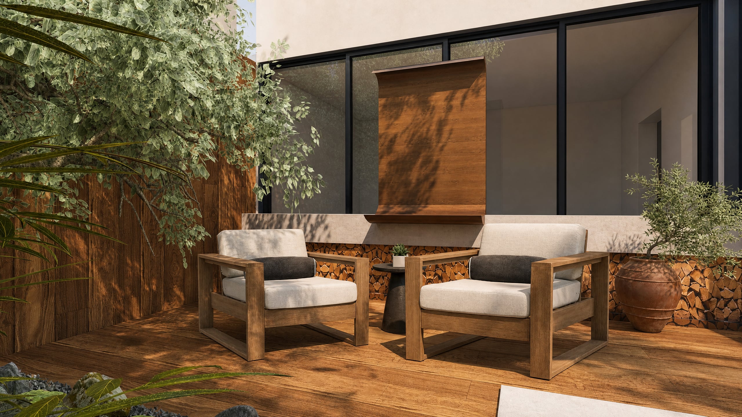 Contemporary SkyVilla Outdoor Furniture