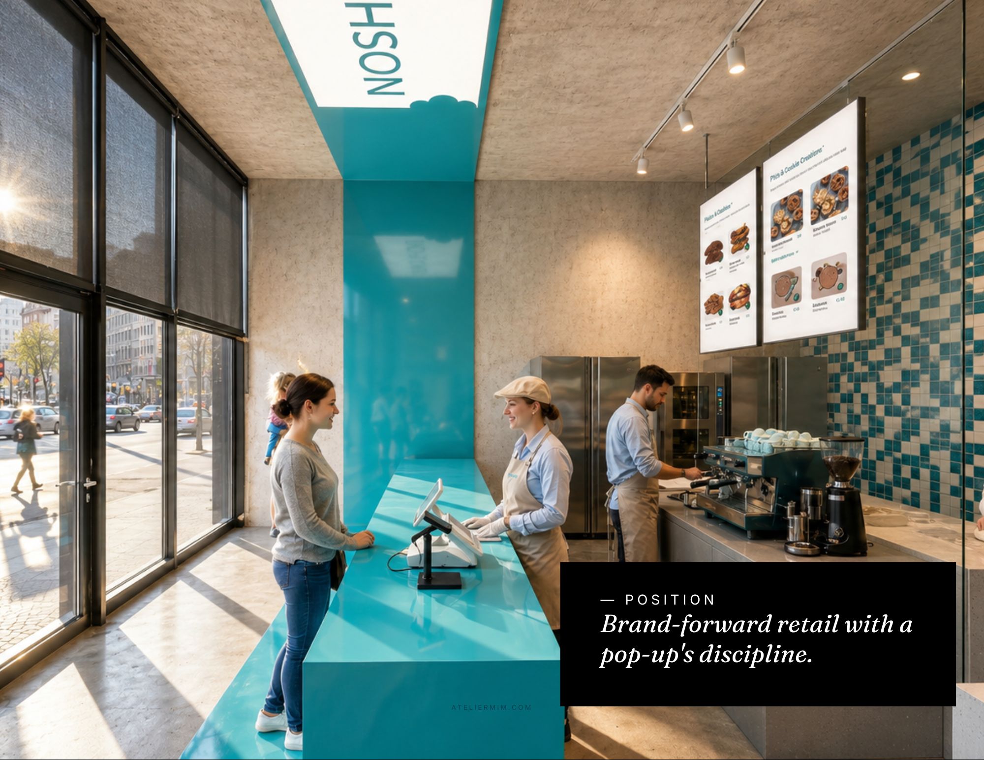 The Pop-up Modern Cookie Shop NoshBox by Atelier MIM