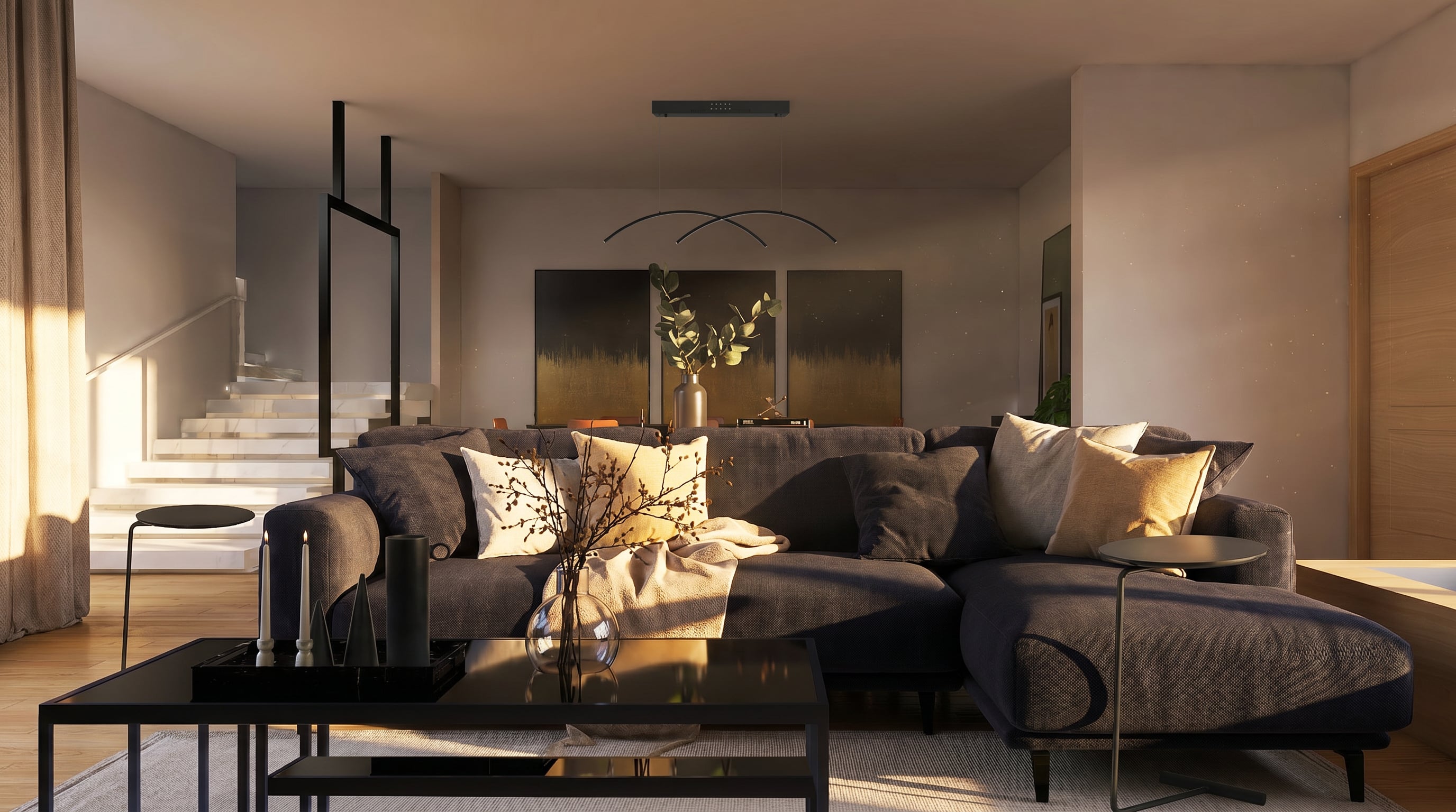 Contemporary SkyVilla Furniture Styling