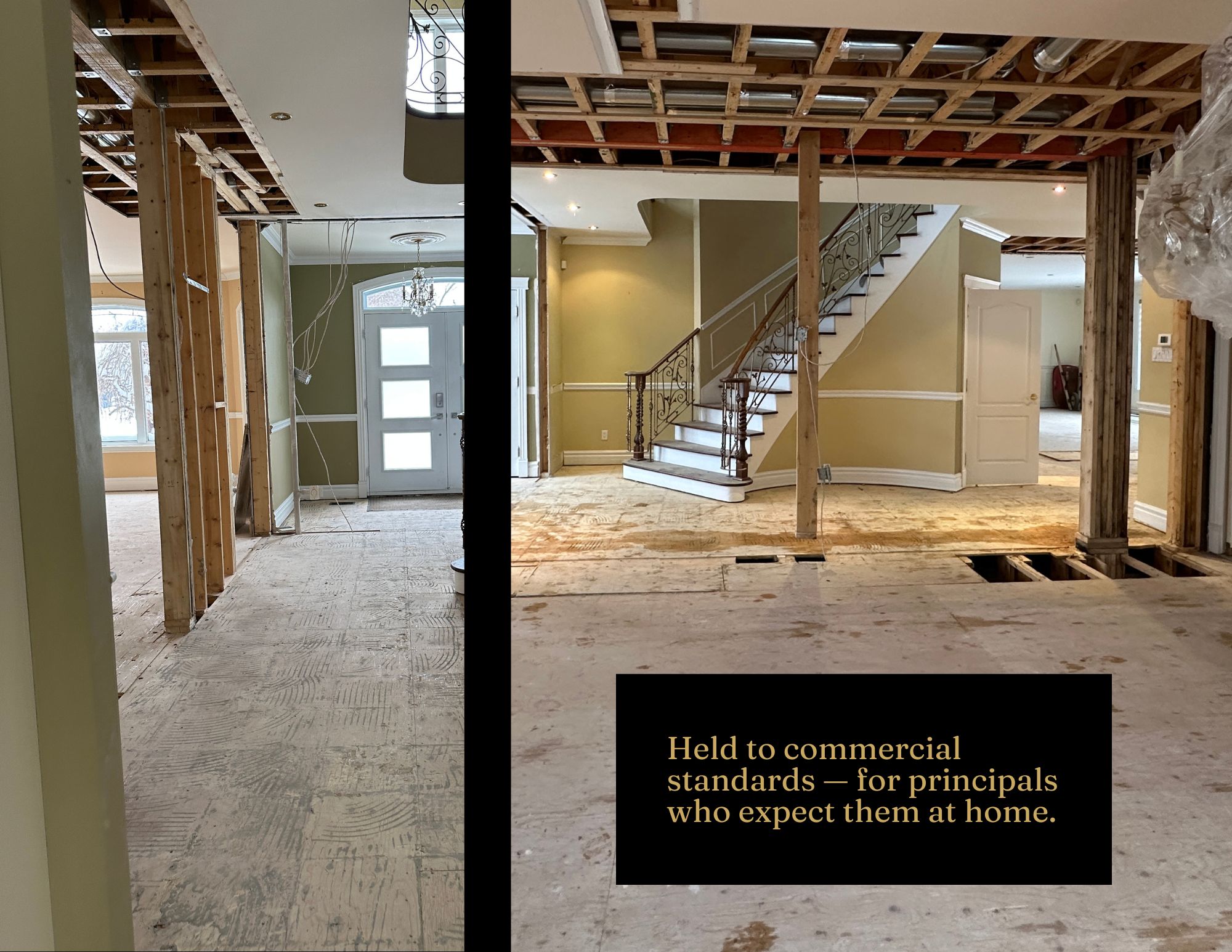Construction process Turnkey luxury residence designed by Atelier MIM